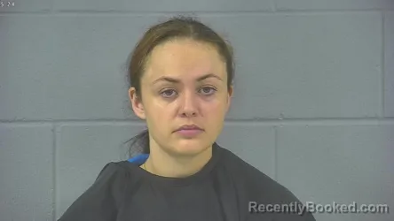 Mugshot of Alexa Denise Pike booked in Hancock County, Indiana on October 14, 2026