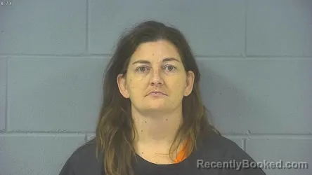 Mugshot of Lindsay Nicole Clampitt booked in Hancock County, Indiana on October 15, 2026