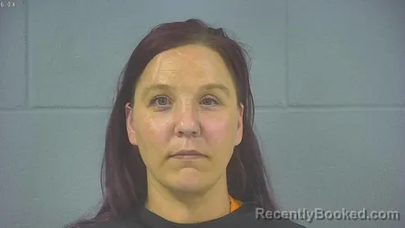 Mugshot of Lindsay Ann Trausch booked in Hancock County, Indiana on October 16, 2026