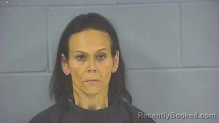 Mugshot of Kelly Marie Lenard booked in Hancock County, Indiana on October 17, 2026