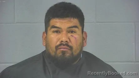 Mugshot of Simon Nmi Perales booked in Hancock County, Indiana on October 17, 2026