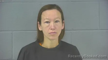 Mugshot of Tiffany Lynn Newlin booked in Hancock County, Indiana on October 20, 2026