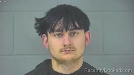 Mugshot of Presley Louis Ferguson booked in Hancock County, Indiana on October 21, 2026