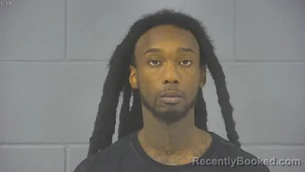 Mugshot of Devon Deontae Woods booked in Hancock County, Indiana on October 24, 2026