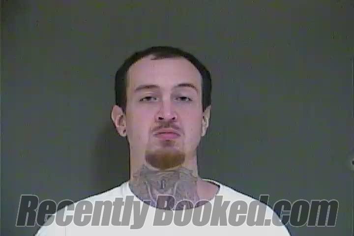 Booking photo from Hancock County, Indiana