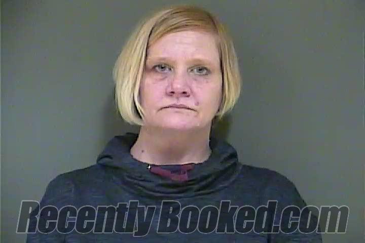 Booking photo from Hancock County, Indiana