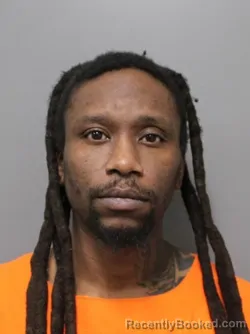 Mugshot of SAMUEL DEANGELO OGUNANI booked in Hendricks County, Indiana on May 21, 2026