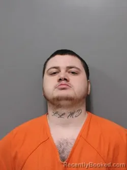 Mugshot of CALEB DAVID RUSIE booked in Hendricks County, Indiana on March 18, 2026