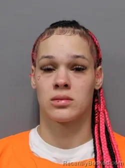 Mugshot of ALYCIA RANELL BUPP booked in Hendricks County, Indiana on March 31, 2026