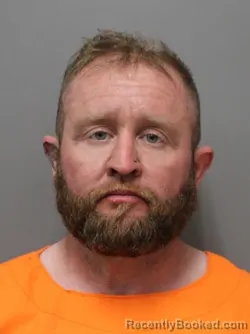 Mugshot of CHRISTOPHER MARTIN BUSSINGER booked in Hendricks County, Indiana on April 23, 2026