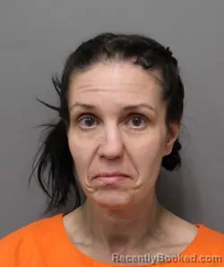 Mugshot of ANGELA RENEE FEDERLE booked in Hendricks County, Indiana on March 28, 2026