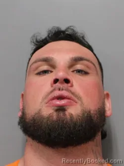 Mugshot of BRYCE PATRICK WARNER booked in Hendricks County, Indiana on March 28, 2026