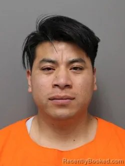 Mugshot of JORGE LOVERA GUZMAN booked in Hendricks County, Indiana on May 18, 2026