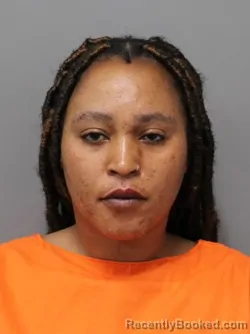 Mugshot of ALINE MUTESI booked in Hendricks County, Indiana on May 24, 2026