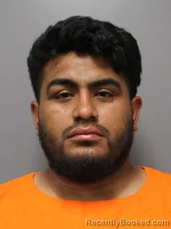 Mugshot of MAYNOR BENADICTO VELASQUEZ MENJIVAR booked in Hendricks County, Indiana on June 20, 2026