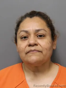 Mugshot of KARINA HINOJOSA RODRIGUEZ booked in Hendricks County, Indiana on June 22, 2026