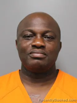 Mugshot of OLUMIDE EMMANUEL BAKARE booked in Hendricks County, Indiana on July 15, 2026
