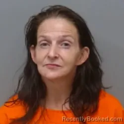 Mugshot of Kari Rene Manning booked in Hendricks County, Indiana on October 1, 2026