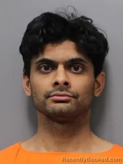 Mugshot of Vishnu Gorur booked in Hendricks County, Indiana on October 24, 2026