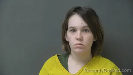 Mugshot of OLIVIA KAY WHITE booked in Howard County, Indiana on March 23, 2026