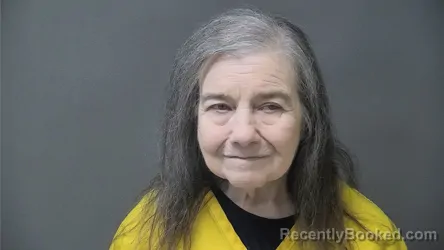 Mugshot of VEDA KAREN POPELKA booked in Howard County, Indiana on July 14, 2026