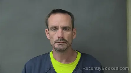 Mugshot of Douglas Jonathon Franklin booked in Howard County, Indiana on August 6, 2026
