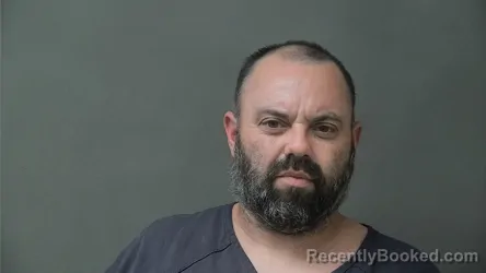 Mugshot of Bradley Keith Parker booked in Howard County, Indiana on August 12, 2026