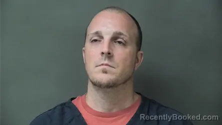 Mugshot of Drew Joseph Hewitt booked in Howard County, Indiana on August 17, 2026