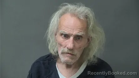 Mugshot of Norman Brian Collins booked in Howard County, Indiana on August 20, 2026