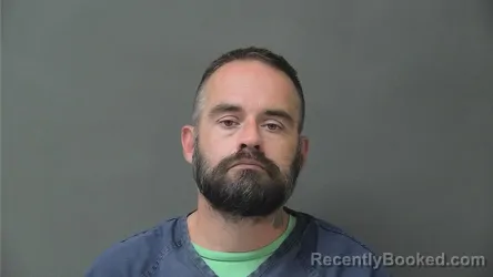 Mugshot of Adam Lee Spencer booked in Howard County, Indiana on August 24, 2026