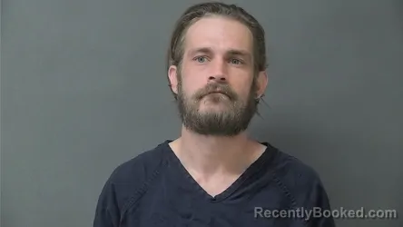 Mugshot of Justin Charles Hicks booked in Howard County, Indiana on August 24, 2026