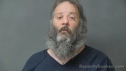Mugshot of Richard Scott Hanvey booked in Howard County, Indiana on August 25, 2026