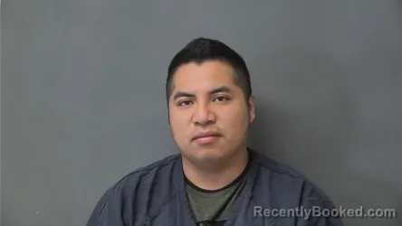 Mugshot of Jose Alberto Ruiz Villatoro booked in Howard County, Indiana on August 27, 2026