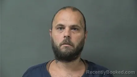 Mugshot of Christopher Lee Jones booked in Howard County, Indiana on August 27, 2026