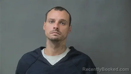 Mugshot of Bryan Adam Richardson booked in Howard County, Indiana on August 27, 2026