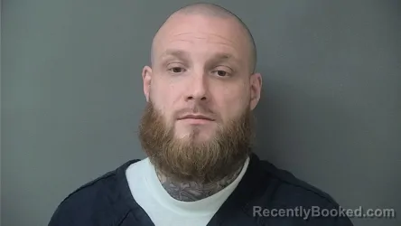 Mugshot of Blake Steven Harris booked in Howard County, Indiana on August 31, 2026