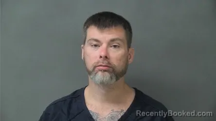 Mugshot of Brandon Ryan Lee Goins booked in Howard County, Indiana on September 12, 2026