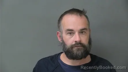 Mugshot of Adam Lee Spencer booked in Howard County, Indiana on September 13, 2026