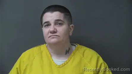 Mugshot of Brittney Eileen Frazier booked in Howard County, Indiana on October 12, 2026