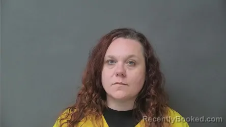 Mugshot of April Lynn Holloman booked in Howard County, Indiana on October 14, 2026