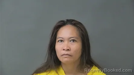 Mugshot of Warlinda Sanches Ekola booked in Howard County, Indiana on October 15, 2026