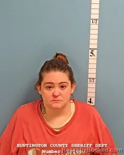 Mugshot of DANIELLE NICOLE RAMIREZ booked in Huntington County, Indiana on May 22, 2026