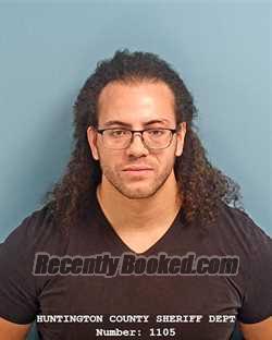 Booking photo from Huntington County, Indiana