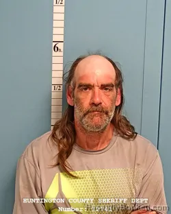 Mugshot of MARK DANIEL BRYANT booked in Huntington County, Indiana on June 13, 2026