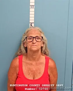 Mugshot of JOAN ARLENE JIOSA booked in Huntington County, Indiana on July 8, 2026