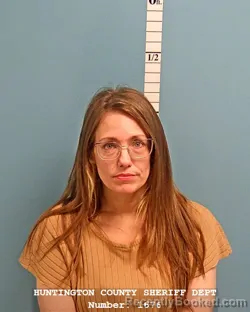 Mugshot of BRANDI NICOLE ALLRED booked in Huntington County, Indiana on June 4, 2026