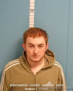 Booking photo from Huntington County, Indiana