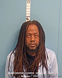 Mugshot of RAYNARD LABON PATRICK WHITE booked in Huntington County, Indiana on June 22, 2026