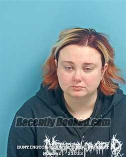 Booking photo from Huntington County, Indiana