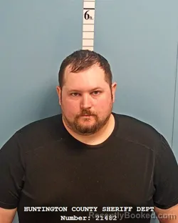 Mugshot of ANTHONY MICHAEL ASHBAUGH booked in Huntington County, Indiana on May 11, 2026